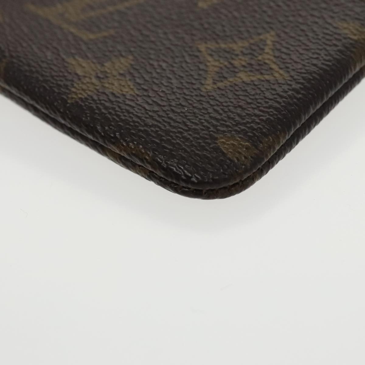 LOUIS VUITTON Monogram Pochette Cles Coin Purse M62650 LV Auth 96684