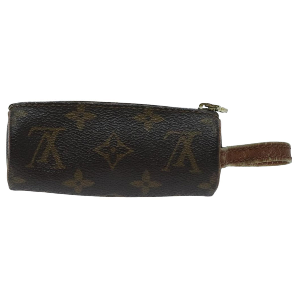 LOUIS VUITTON Monogram Etui 3 Ball de Golf Pouch M58249 LV Auth 96686