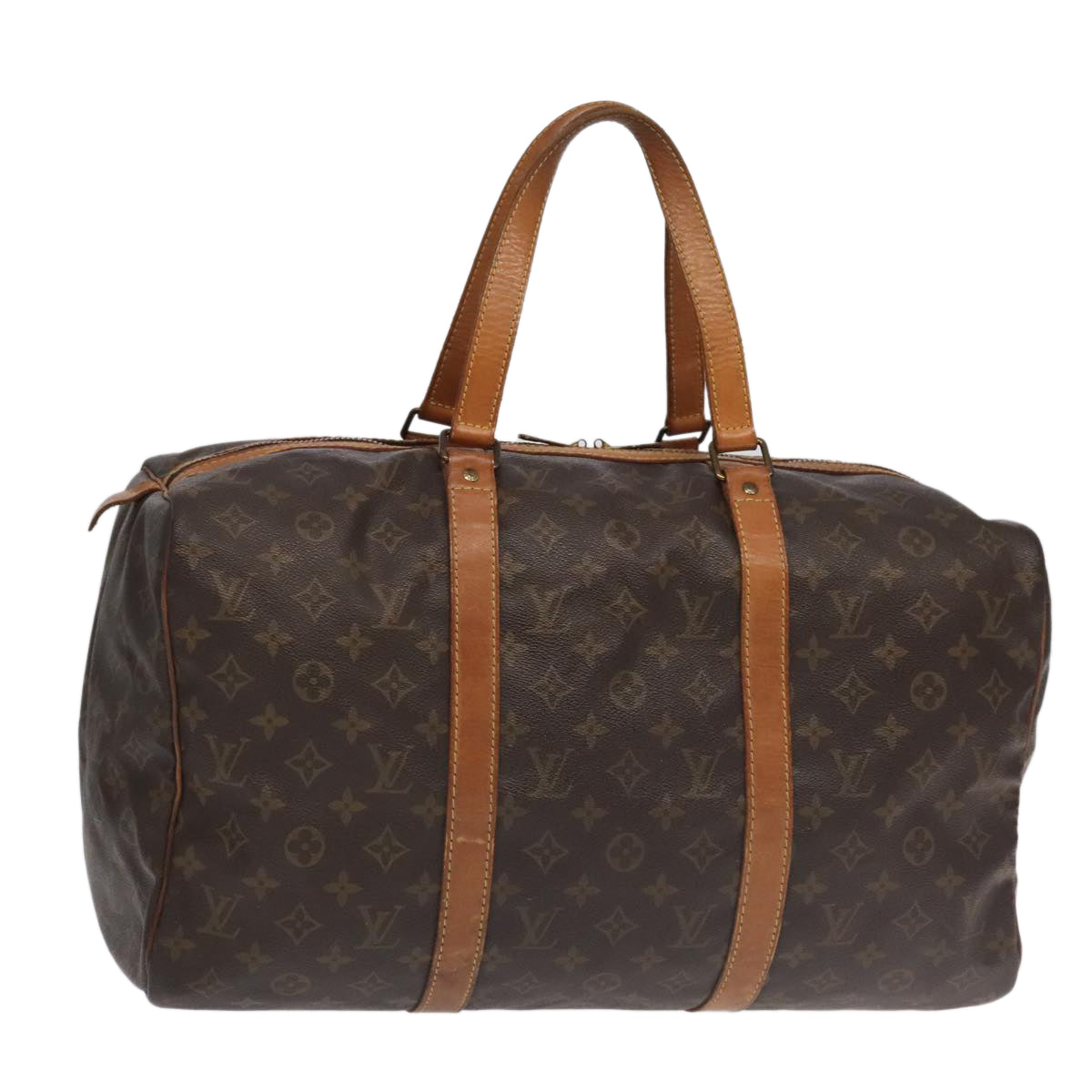 LOUIS VUITTON Monogram Sac Souple 45 Boston Bag M41624 LV Auth 96730