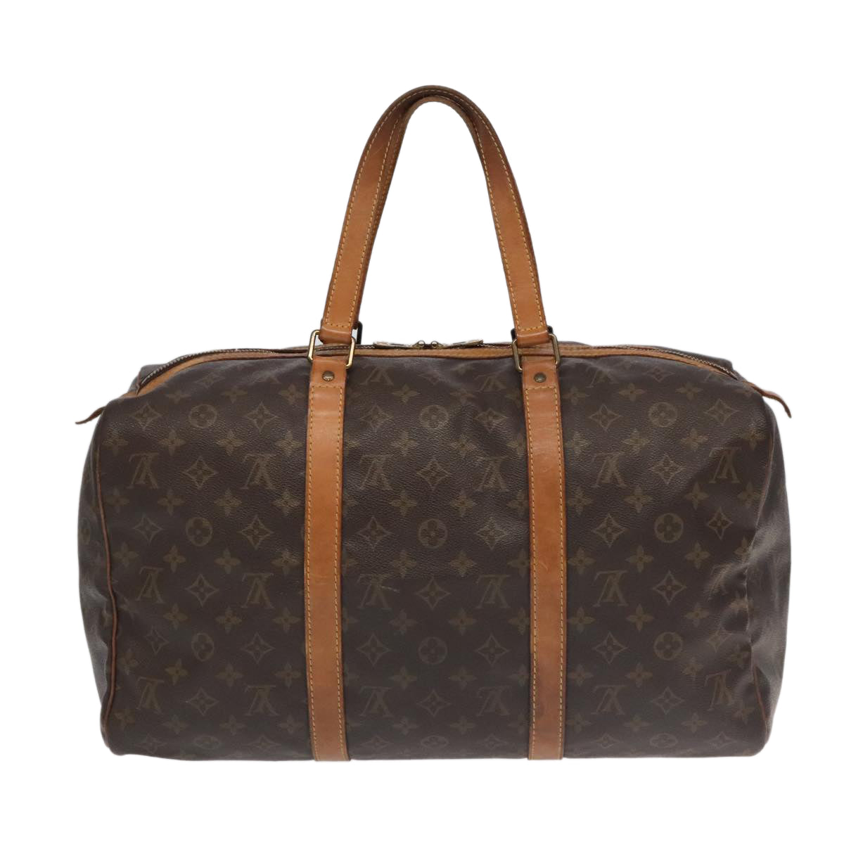 LOUIS VUITTON Monogram Sac Souple 45 Boston Bag M41624 LV Auth 96730