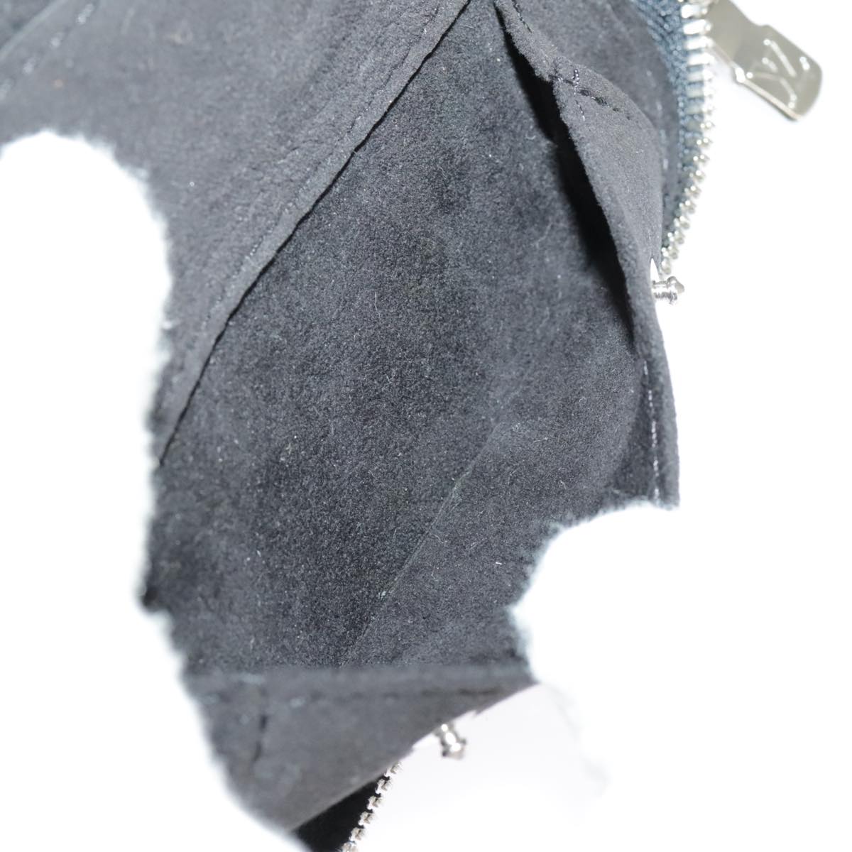 LOUIS VUITTON Damier Graphite Etui 5 Cravat Necktie Case N41136 LV Auth 96758V