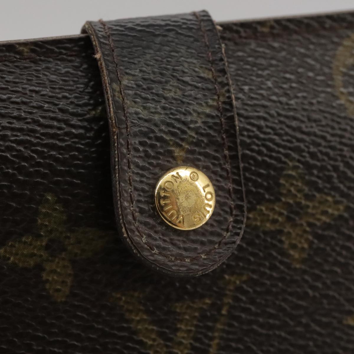 LOUIS VUITTON Monogram Porte Monnaie Billets Viennois Wallet M61663 Auth 96797