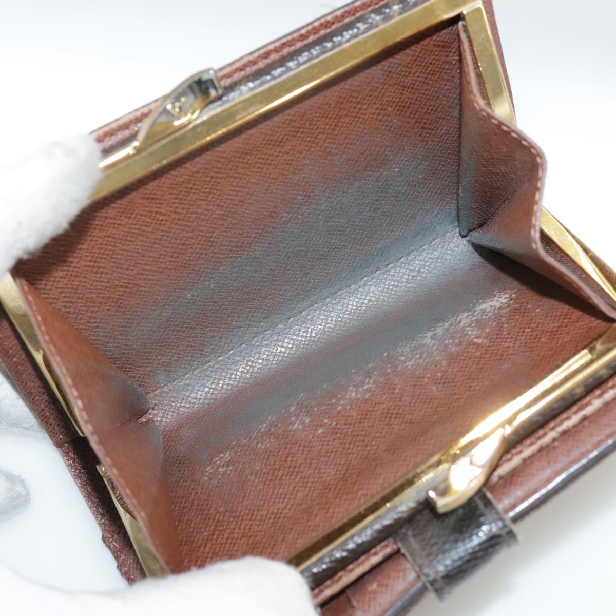 LOUIS VUITTON Monogram Porte Monnaie Billets Viennois Wallet M61663 Auth 96797