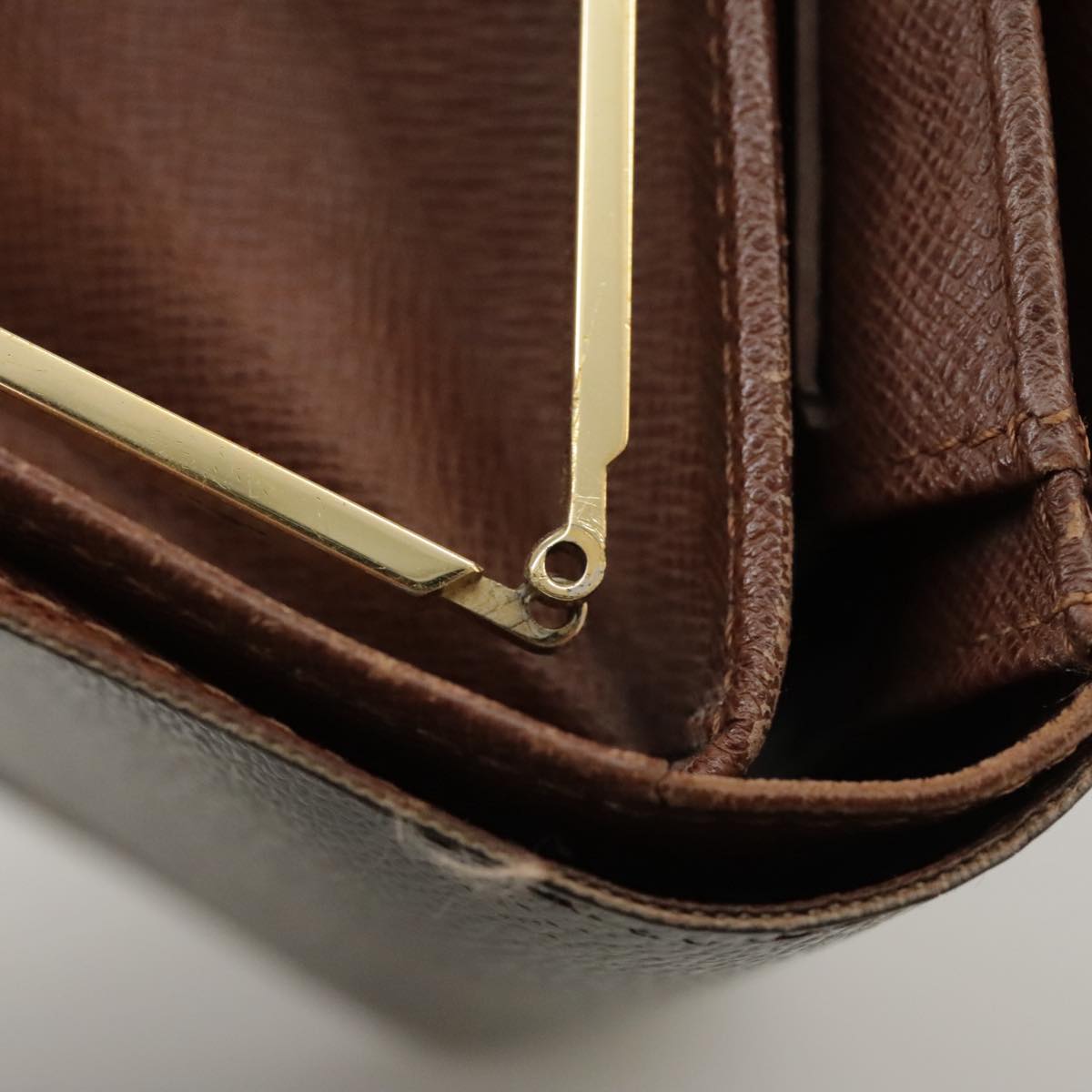 LOUIS VUITTON Monogram Porte Monnaie Billets Viennois Wallet M61663 Auth 96797