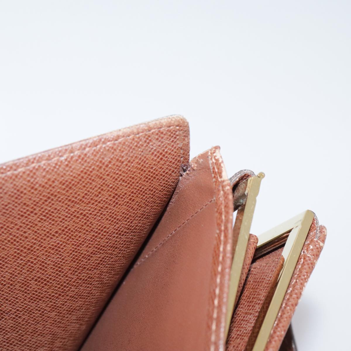 LOUIS VUITTON Monogram Porte Monnaie Billets Viennois Wallet M61663 Auth 96797