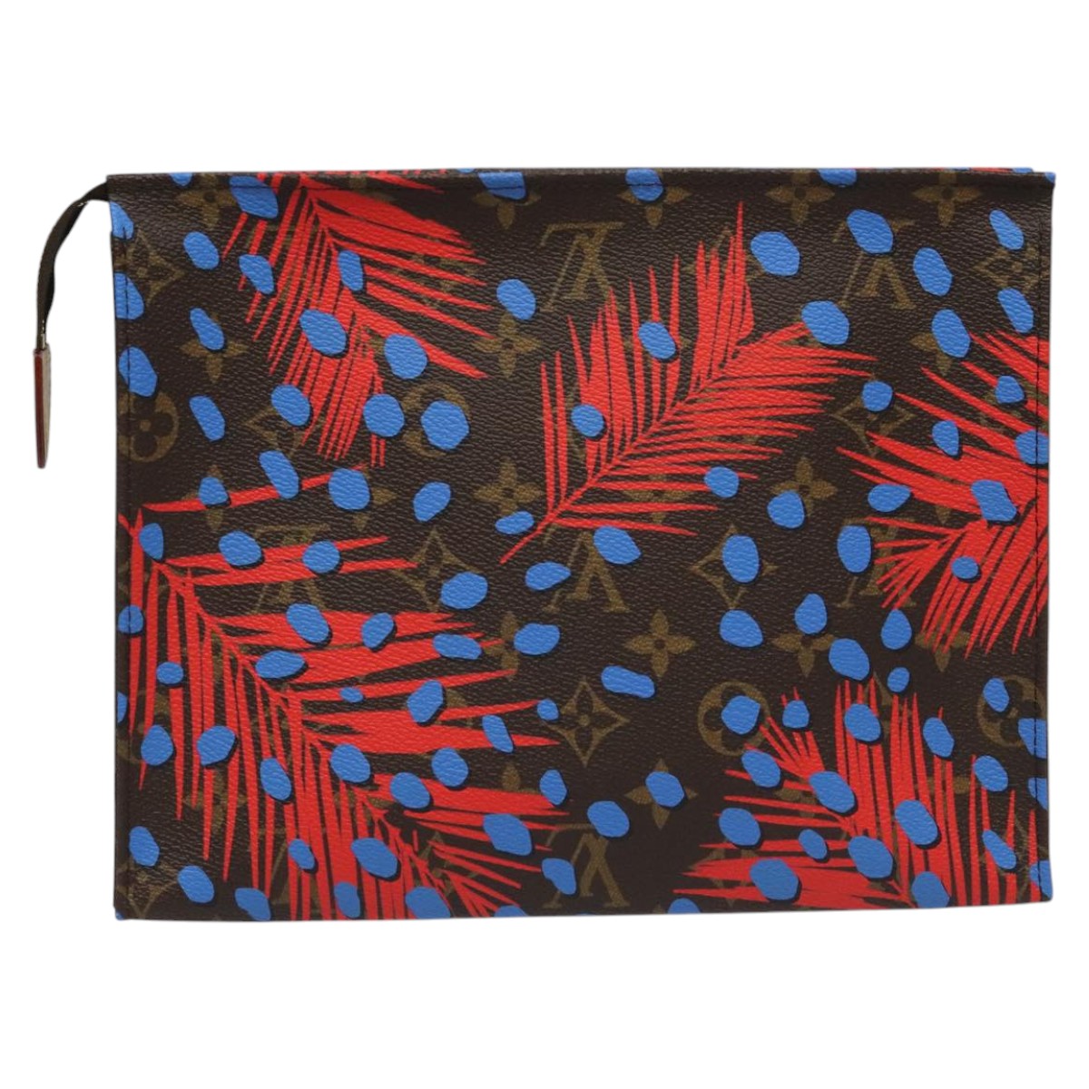 LOUIS VUITTON Monogram Jungle Dot Poche Toilette 26 Pouch M41409 LV Auth 96801SV