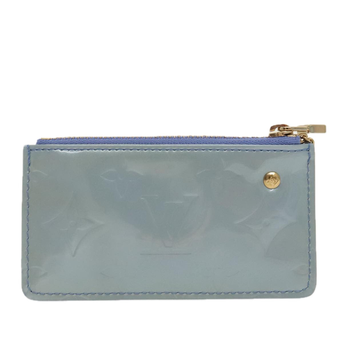 LOUIS VUITTON Monogram Vernis PochetteCles Coin Purse Lavande M91249 Auth 96854V