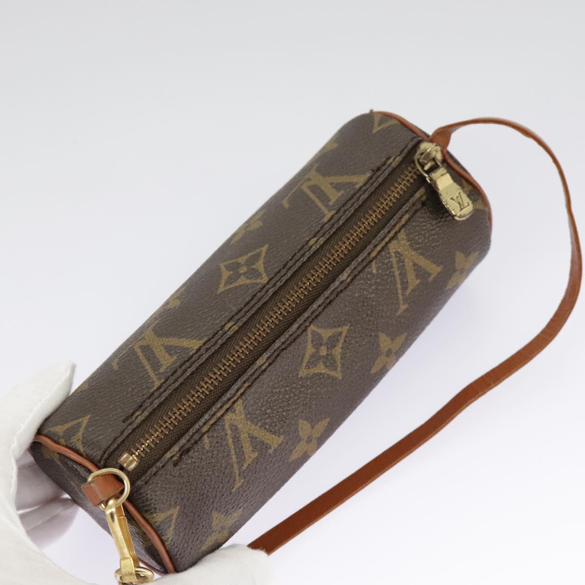 LOUIS VUITTON Monogram Papillon Pouch Pouch LV Auth 96858