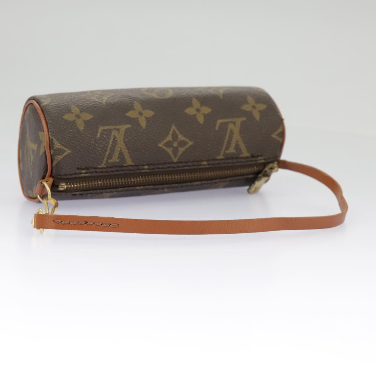 LOUIS VUITTON Monogram Papillon Pouch Pouch LV Auth 96858