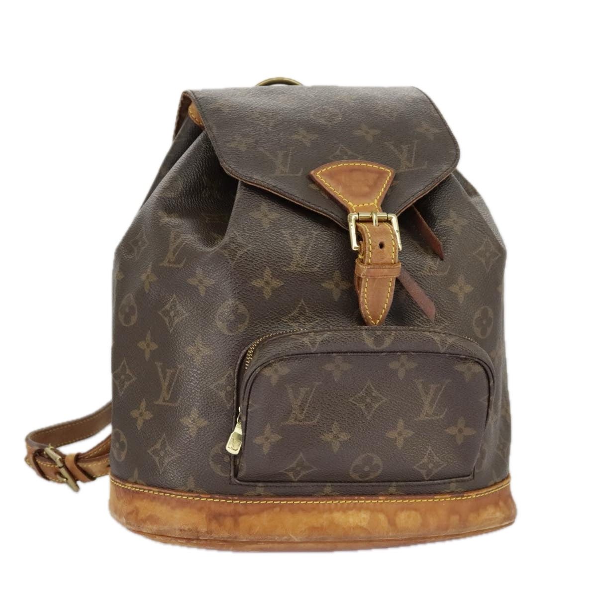 LOUIS VUITTON Monogram Montsouris MM Backpack M51136 LV Auth 96860