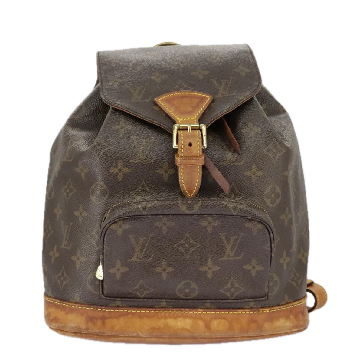 LOUIS VUITTON Monogram Montsouris MM Backpack M51136 LV Auth 96860