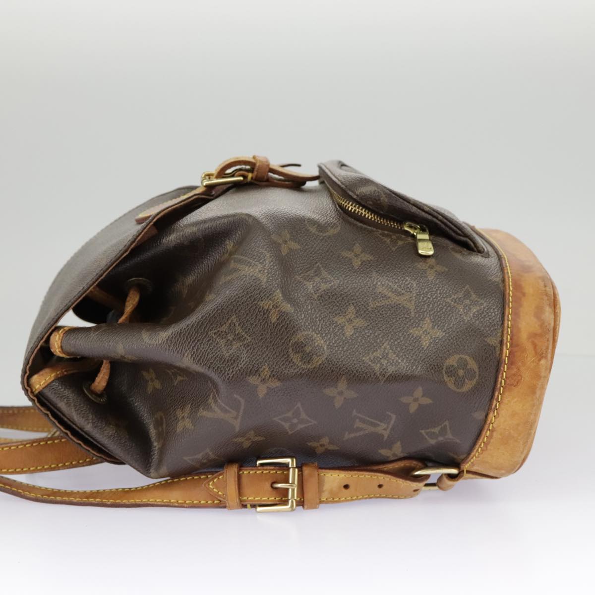 LOUIS VUITTON Monogram Montsouris MM Backpack M51136 LV Auth 96860