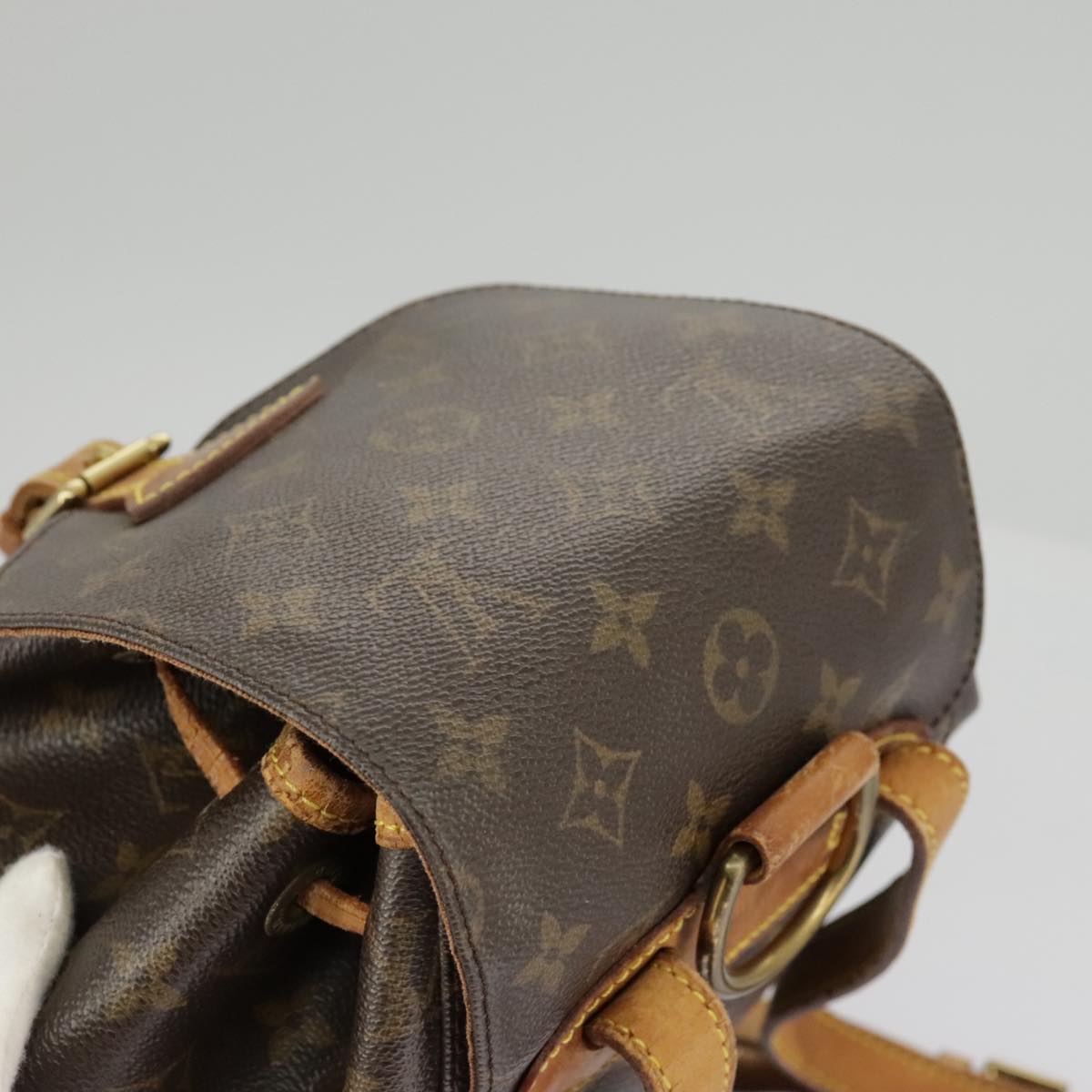 LOUIS VUITTON Monogram Montsouris MM Backpack M51136 LV Auth 96860