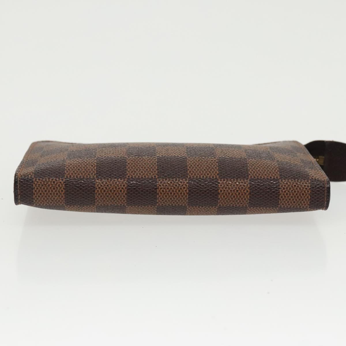 LOUIS VUITTON Damier Ebene Marais Pouch LV Auth 96869