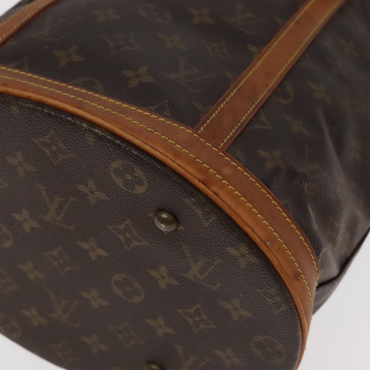 LOUIS VUITTON Monogram Bucket GM Shoulder Bag M42236 LV Auth 96874