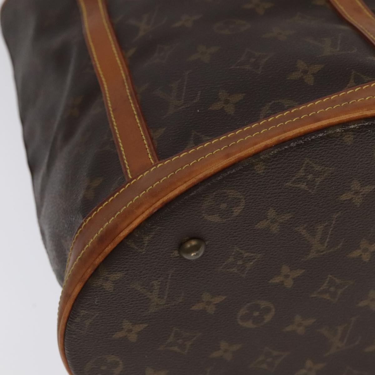 LOUIS VUITTON Monogram Bucket GM Shoulder Bag M42236 LV Auth 96874