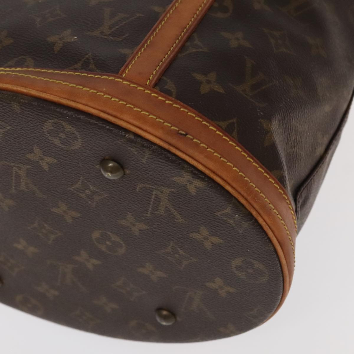 LOUIS VUITTON Monogram Bucket GM Shoulder Bag M42236 LV Auth 96874