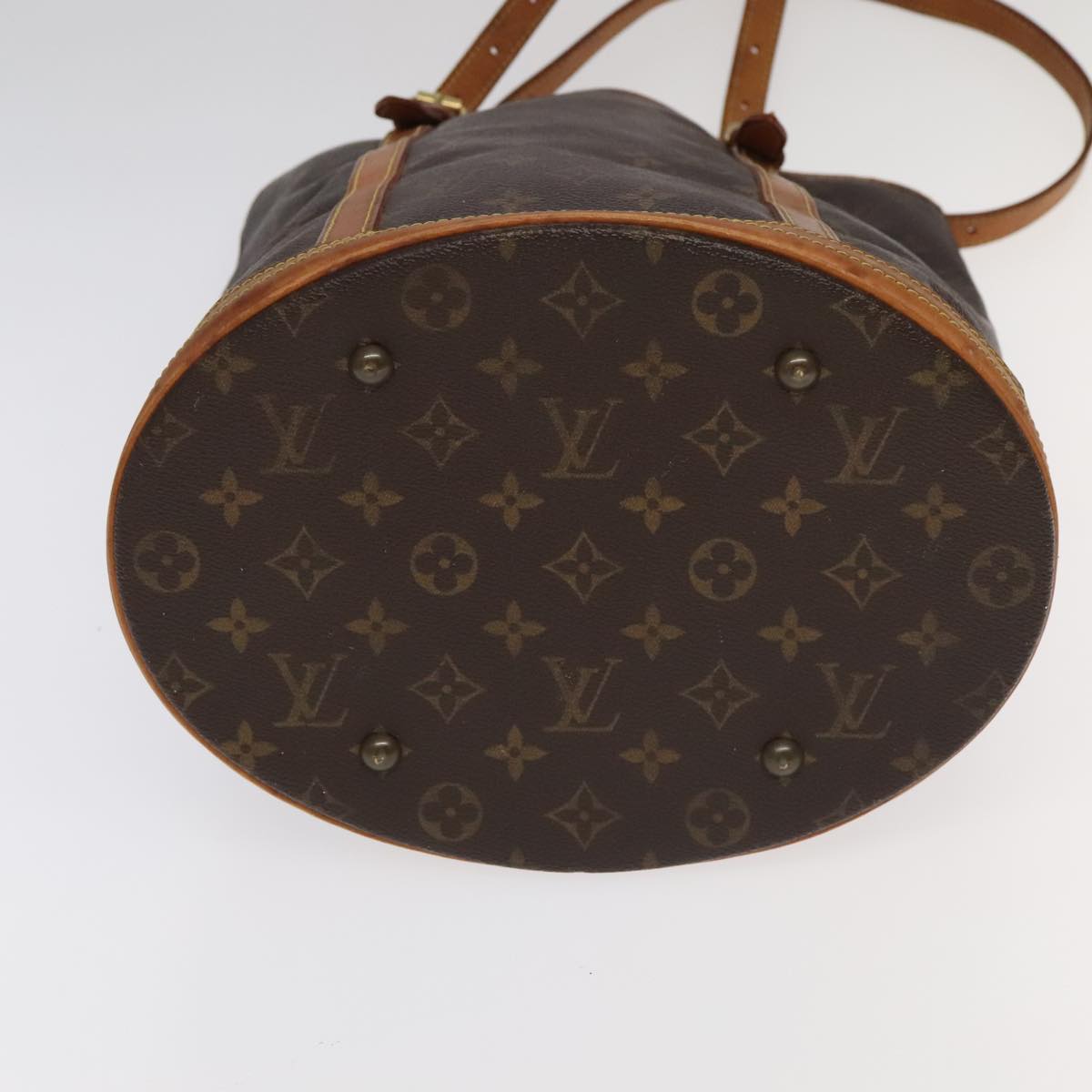 LOUIS VUITTON Monogram Bucket GM Shoulder Bag M42236 LV Auth 96874