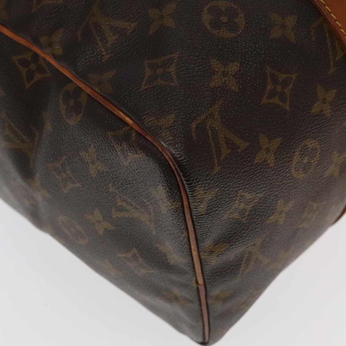 LOUIS VUITTON Monogram Sac Souple 35 Boston Bag M41626 LV Auth 96875