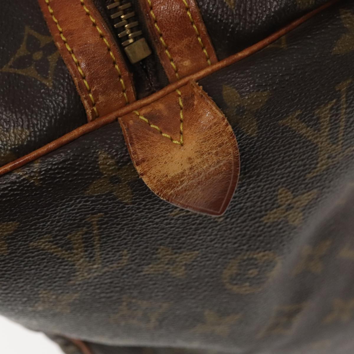 LOUIS VUITTON Monogram Sac Souple 35 Boston Bag M41626 LV Auth 96875