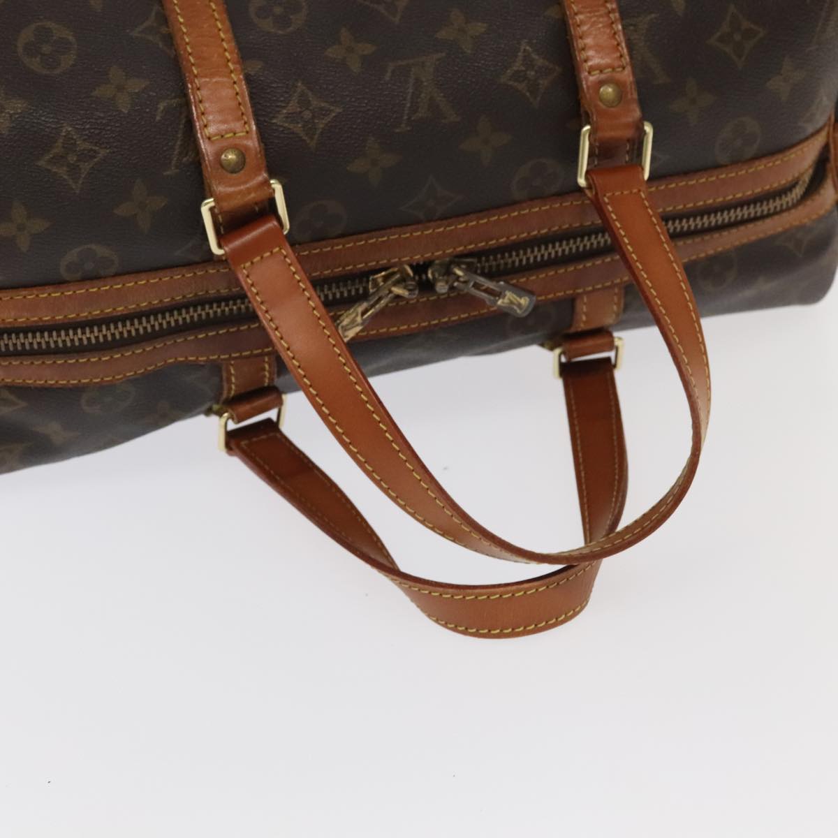 LOUIS VUITTON Monogram Sac Souple 35 Boston Bag M41626 LV Auth 96875