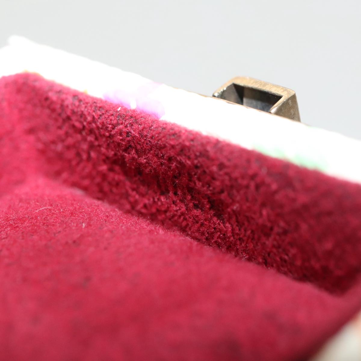 LOUIS VUITTON Monogram Multicolor Jewelry Box White LV Auth 96899A