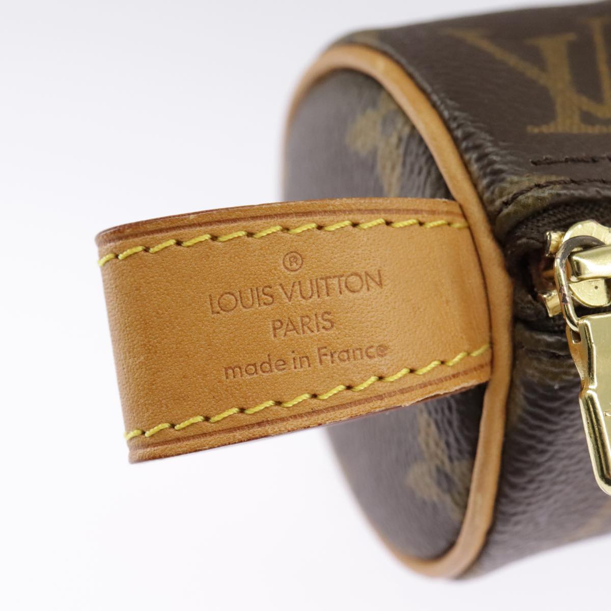 LOUIS VUITTON Monogram Trousse Rondo Pouch M47630 LV Auth 96900