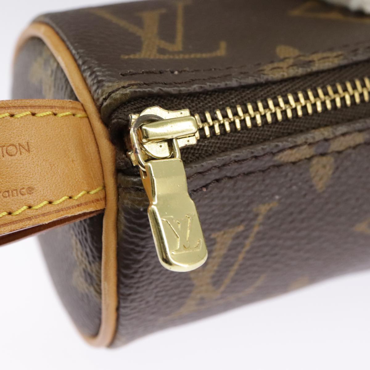 LOUIS VUITTON Monogram Trousse Rondo Pouch M47630 LV Auth 96900