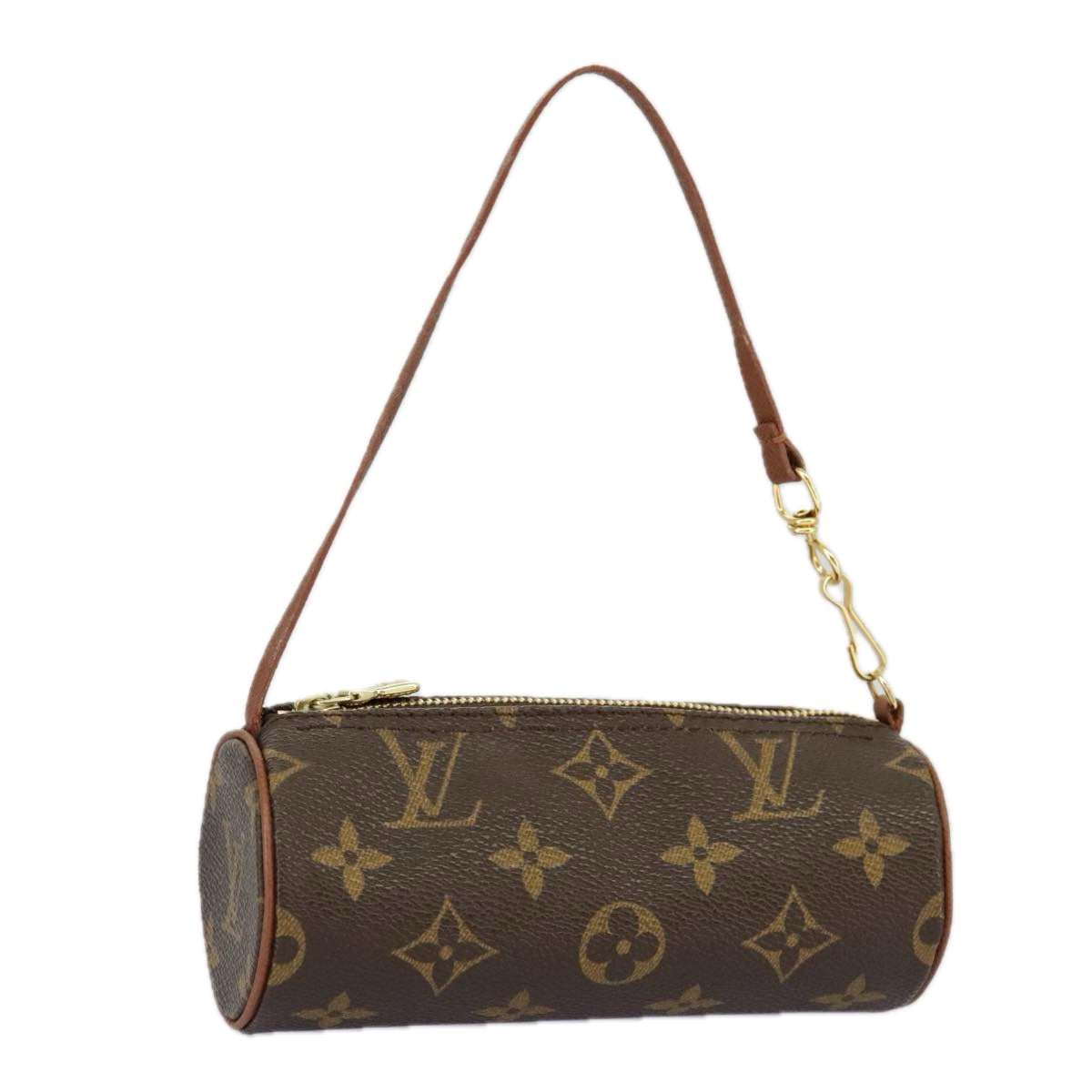 LOUIS VUITTON Monogram Papillon Pouch LV Auth 96901