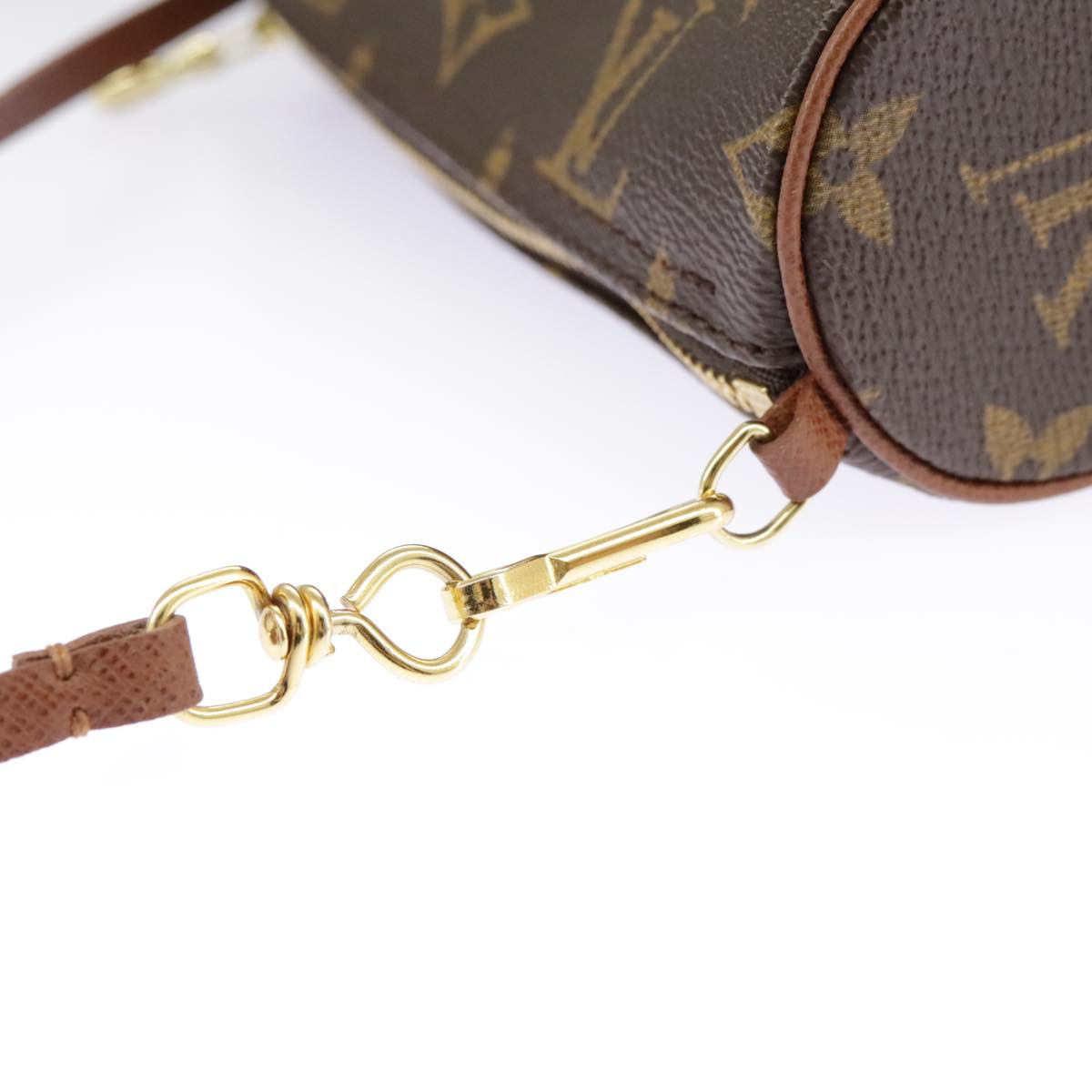 LOUIS VUITTON Monogram Papillon Pouch LV Auth 96901