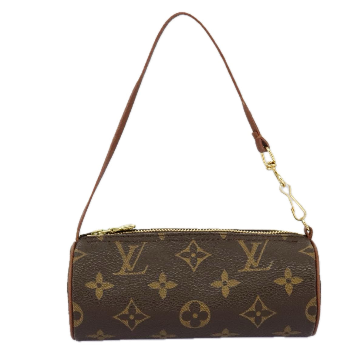 LOUIS VUITTON Monogram Papillon Pouch LV Auth 96901