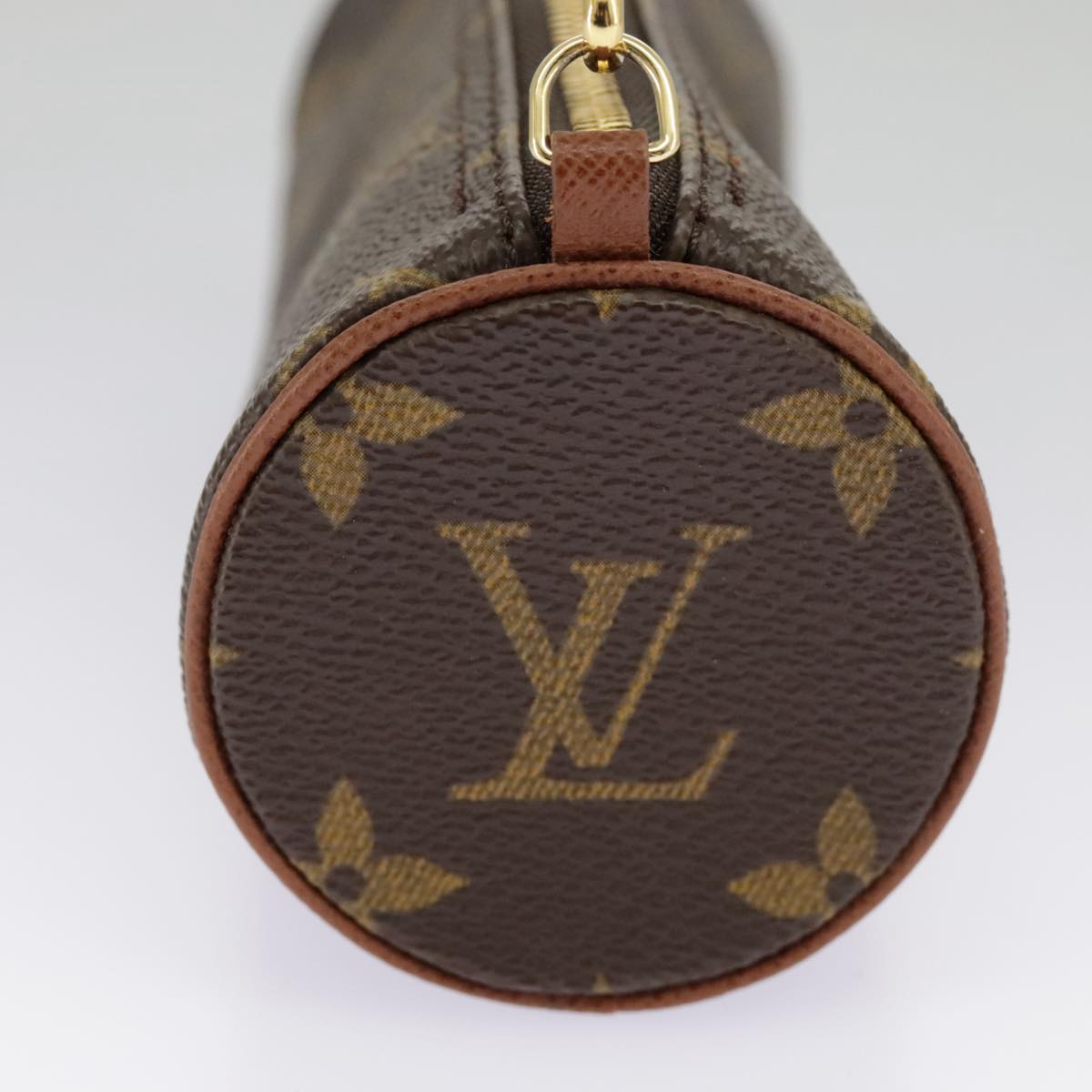 LOUIS VUITTON Monogram Papillon Pouch LV Auth 96901