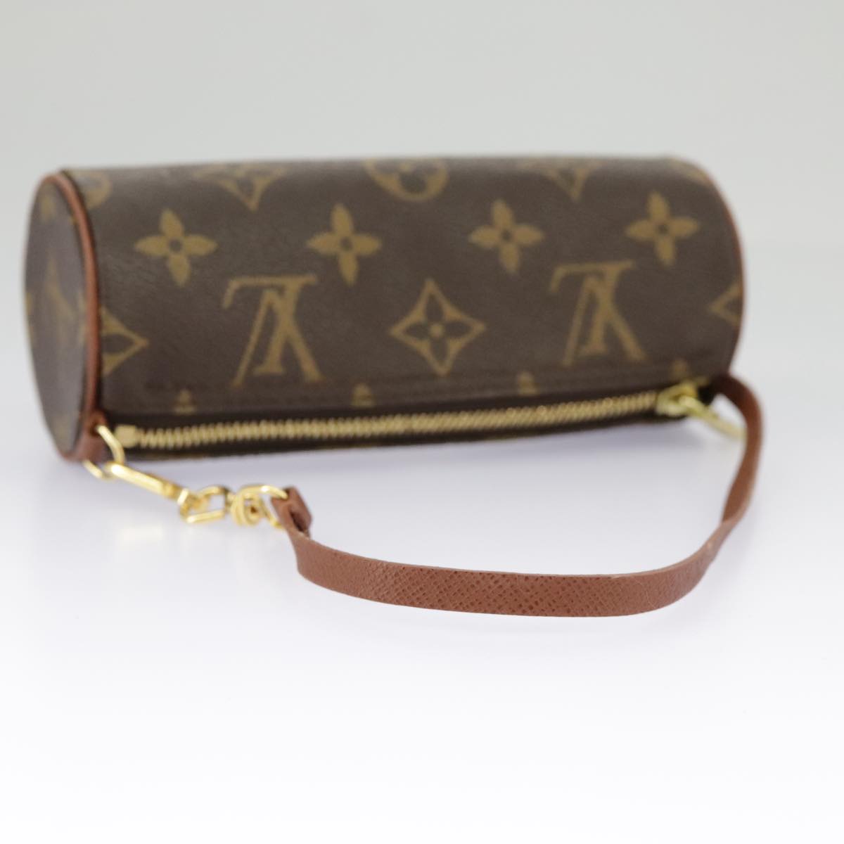 LOUIS VUITTON Monogram Papillon Pouch LV Auth 96901