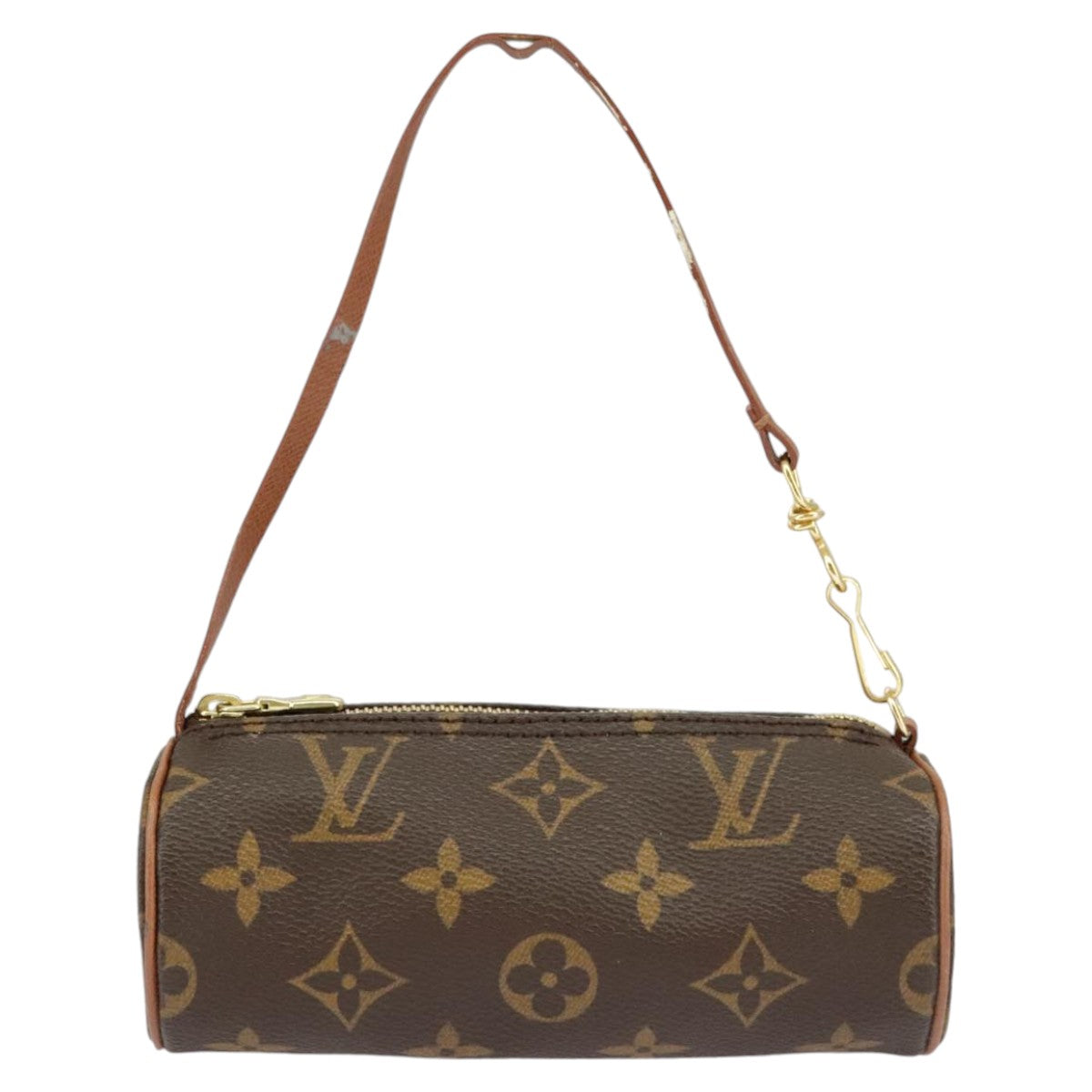 LOUIS VUITTON Monogram Papillon Pouch LV Auth 96902