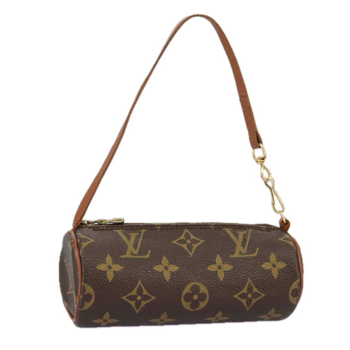 LOUIS VUITTON Monogram Papillon Pouch Pouch LV Auth 96903