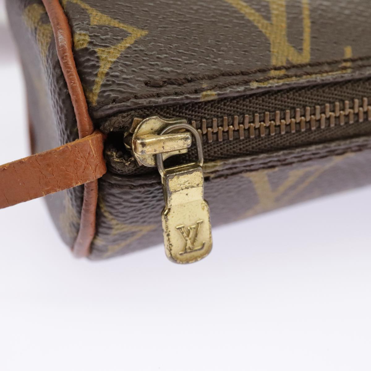 LOUIS VUITTON Monogram Papillon Pouch Pouch LV Auth 96903