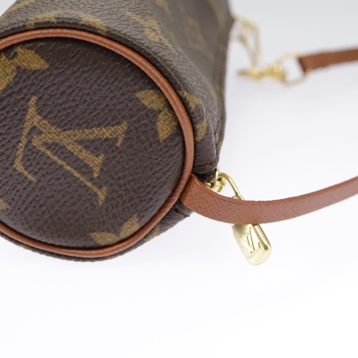 LOUIS VUITTON Monogram Papillon Pouch Pouch LV Auth 96904