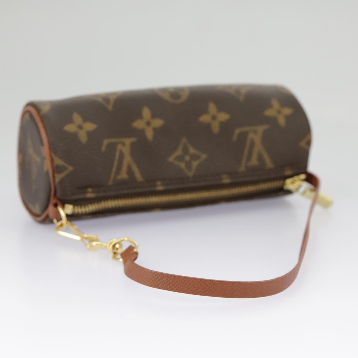 LOUIS VUITTON Monogram Papillon Pouch Pouch LV Auth 96904