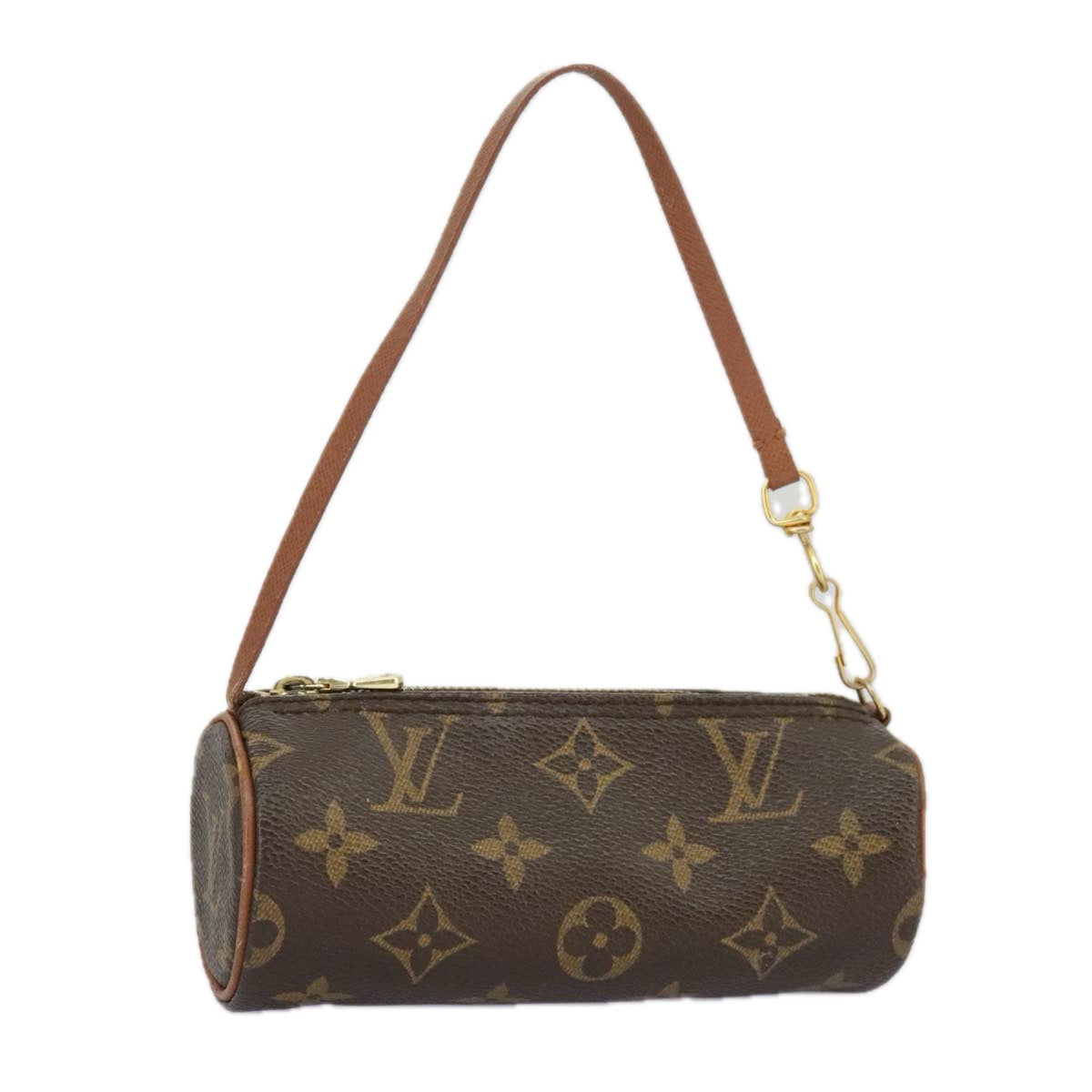 LOUIS VUITTON Monogram Papillon Pouch LV Auth 96905