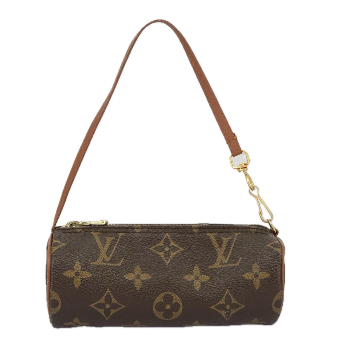 LOUIS VUITTON Monogram Papillon Pouch LV Auth 96905