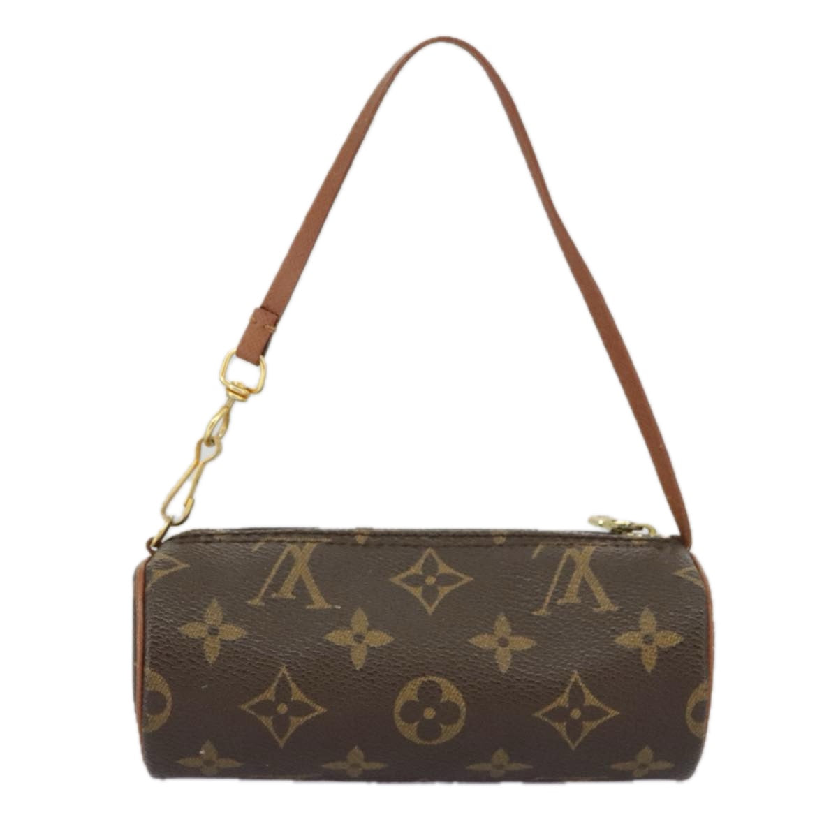 LOUIS VUITTON Monogram Papillon Pouch LV Auth 96905