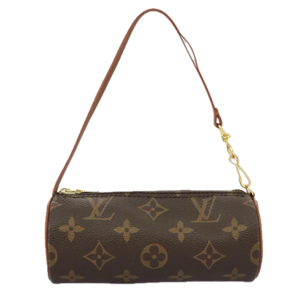 LOUIS VUITTON Monogram Papillon Pouch Pouch LV Auth 96906