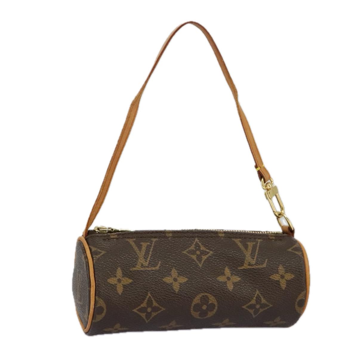 LOUIS VUITTON Monogram Papillon Pouch LV Auth 96907