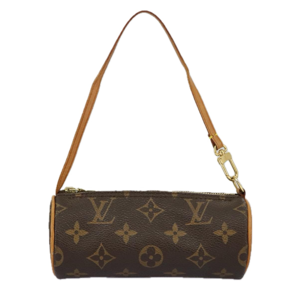 LOUIS VUITTON Monogram Papillon Pouch LV Auth 96907