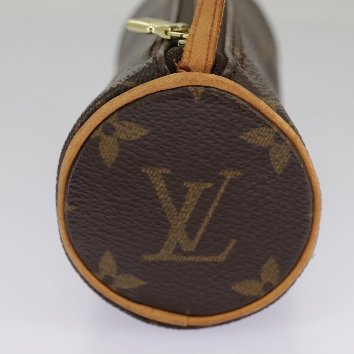 LOUIS VUITTON Monogram Papillon Pouch LV Auth 96907