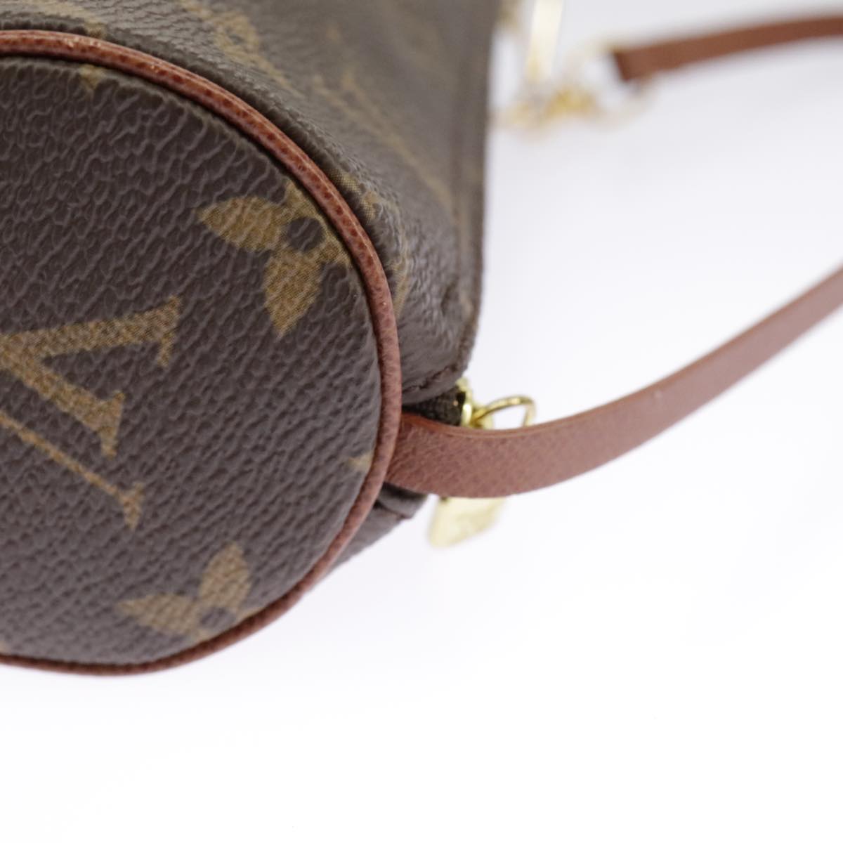 LOUIS VUITTON Monogram Papillon Pouch LV Auth 96908