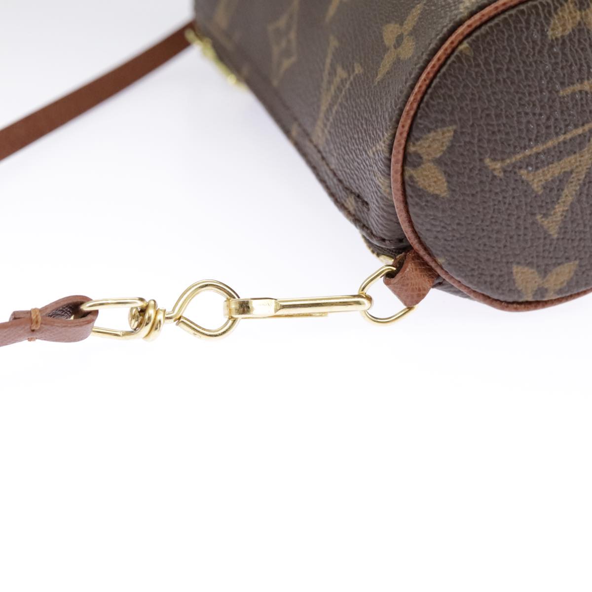 LOUIS VUITTON Monogram Papillon Pouch LV Auth 96908