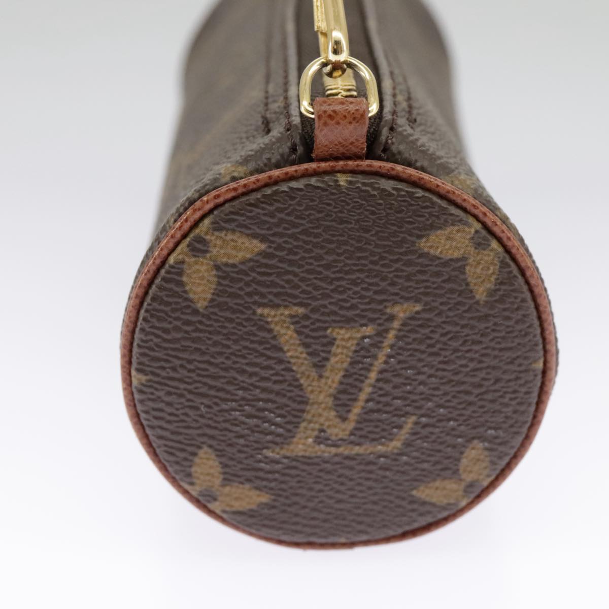 LOUIS VUITTON Monogram Papillon Pouch LV Auth 96908