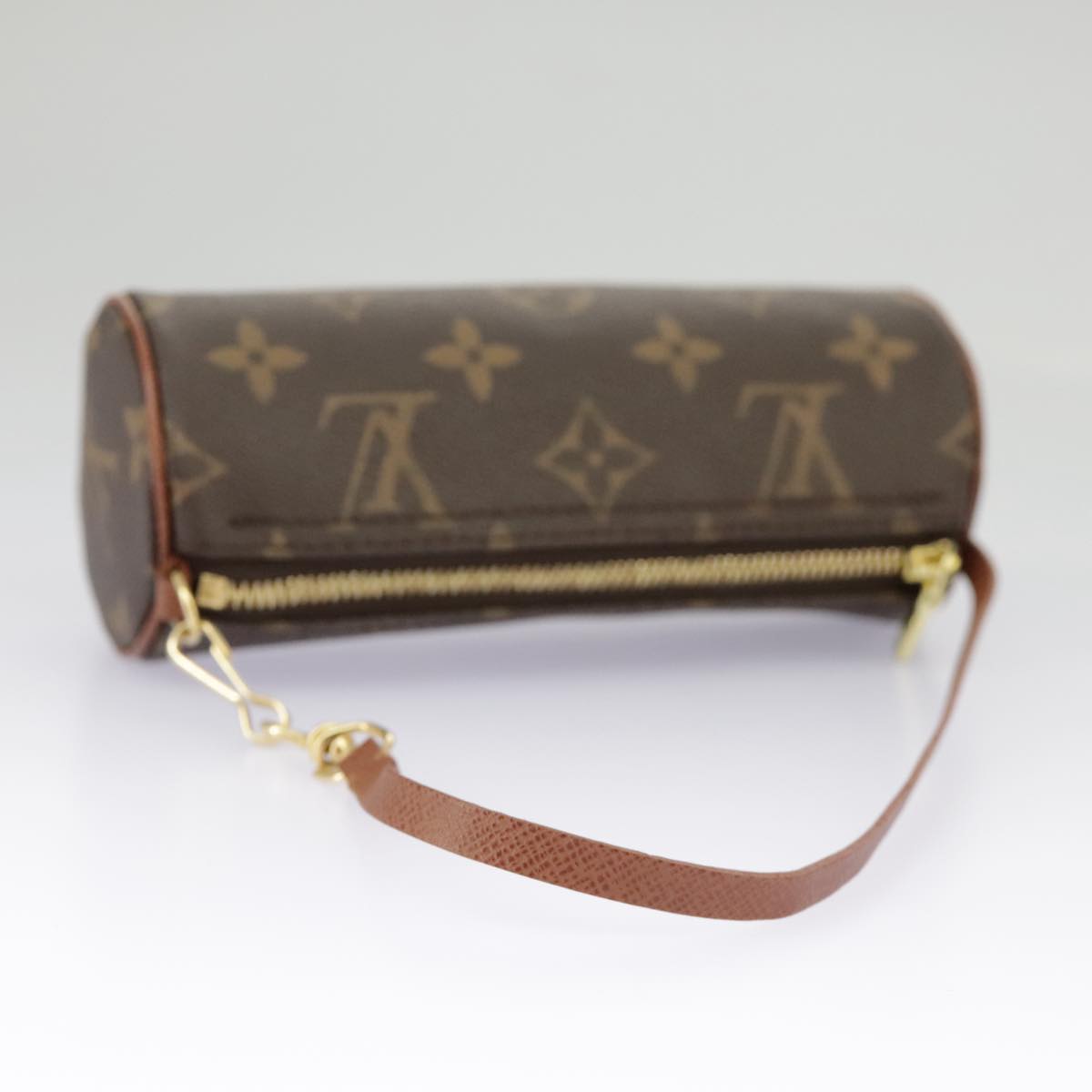 LOUIS VUITTON Monogram Papillon Pouch LV Auth 96908