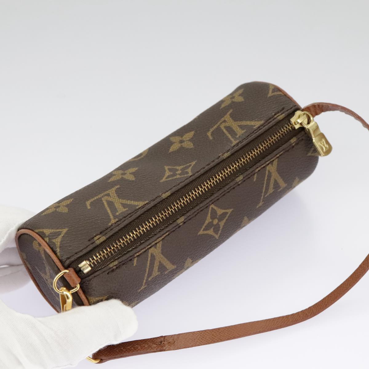 LOUIS VUITTON Monogram Papillon Pouch Pouch LV Auth 96911